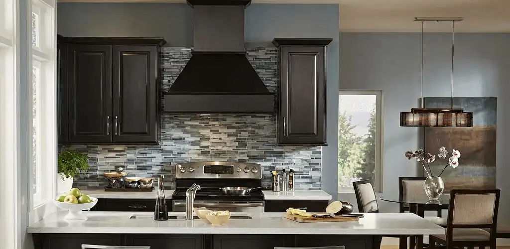 Kitchen cabinet painting and refinishing in a modern kitchen in Boise, ID